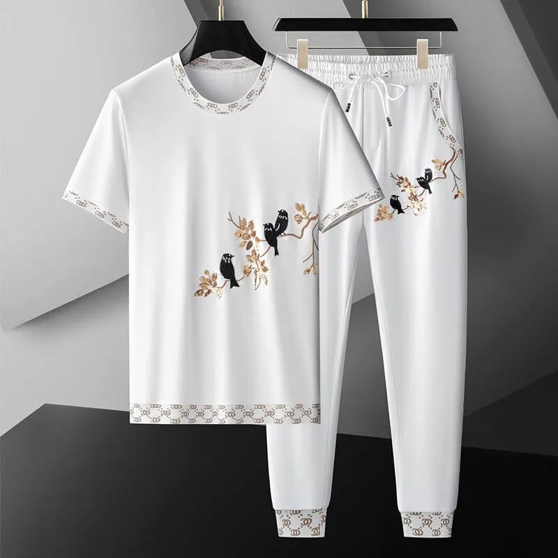 Sleeve T-Shirt & Full pant Set