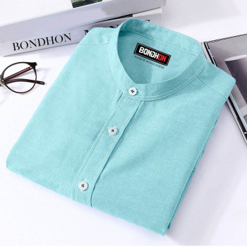 Men's Solid Colour sleeve Shirt