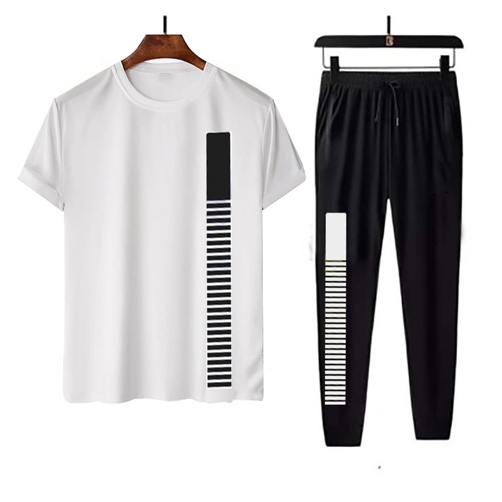 Stylist Printed Half Sleeve T-Shirt & Full pant