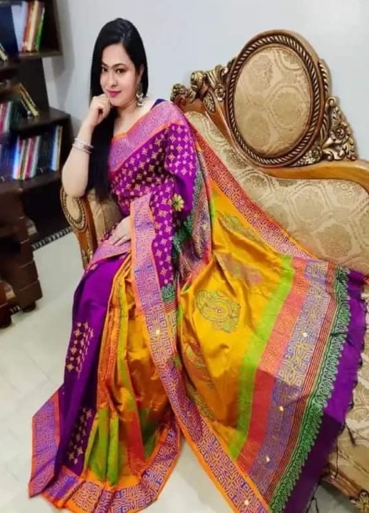 Dhupian Silk Saree