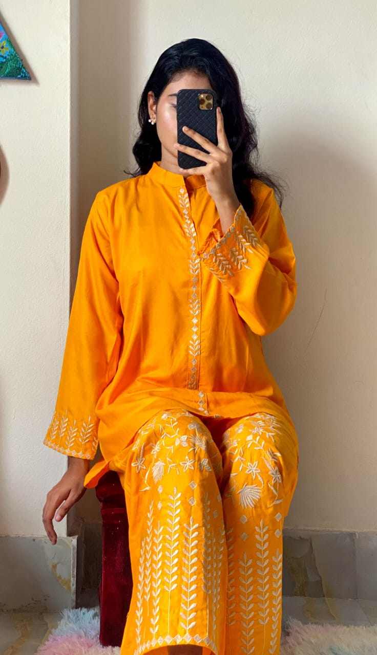 Embroidery Two Piece