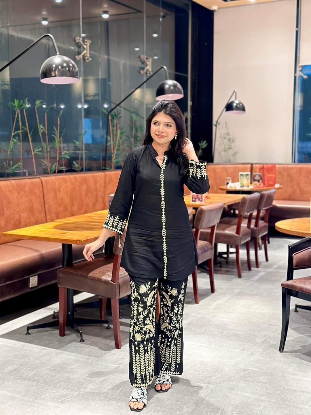 Embroidery Two Piece